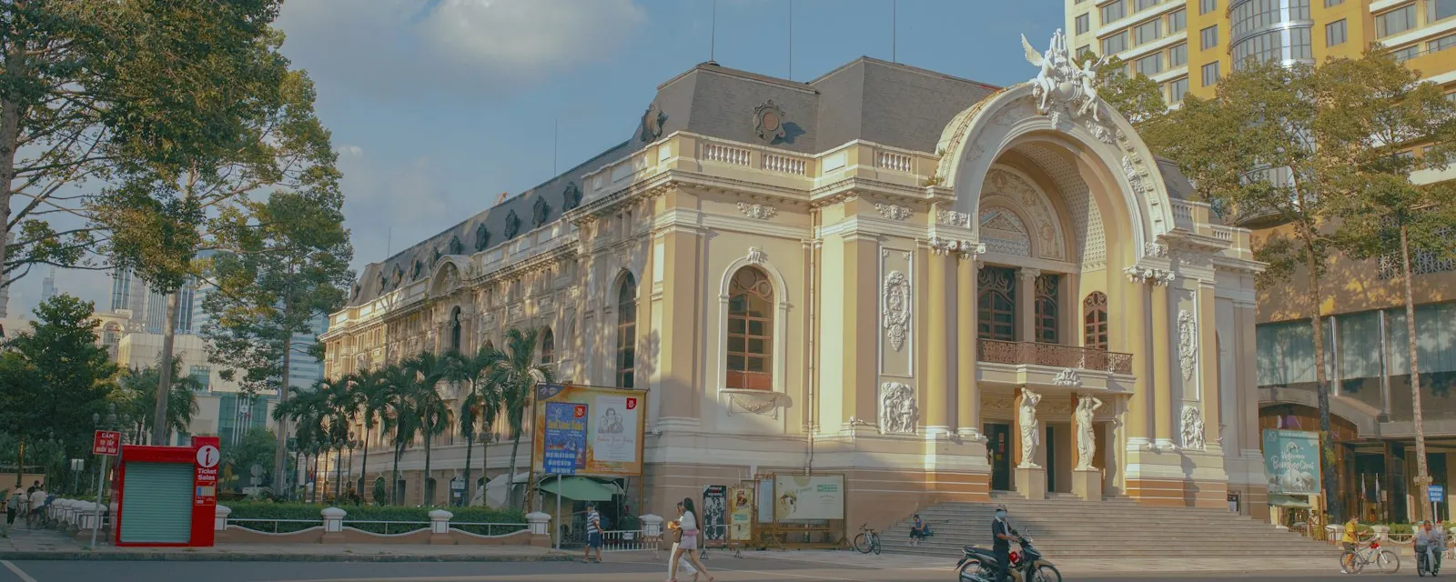 The Saigon Opera House in Ho Chi Minh City